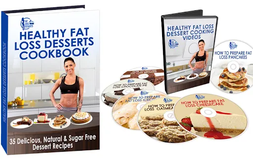 Healthy Fat Loss Desserts Cookbook - Complimentary Bonus with Gluco Cleanse Tea
